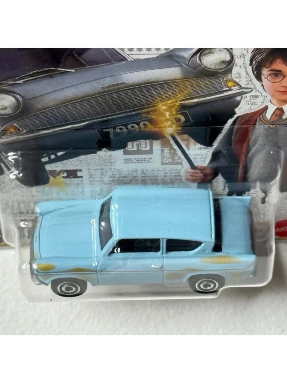 Matchbox 1962 Ford Anglia Harry Potter 42/125 Flying Car Blue Diecast NOC